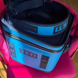 YETI Blue and Black Duffel Bag